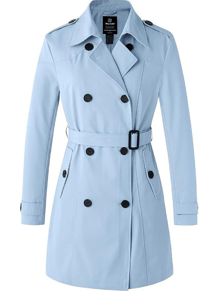 【WELLDER】 Double Breast Coat Amazon.com: Allegra K Women's Notch Lapel Double Breasted
