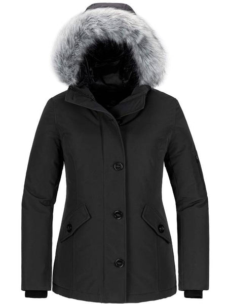 Wantdo Girl's Winter Long Puffer Coat - Hooded Water-Resistant Jacket, Thick & Soft, With Detachable Faux Fur Hood - View #4