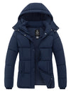 wantdo Women's Puffer Jacket Lightweight Winter Coat with Removable Hood