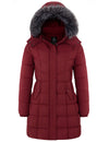 Wantdo Women's Hooded Puffer Coat Lightweight Long Winter Coats