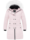 ZSHOW Girls' Long Winter Coat Parka Water Resistant Warm Puffer Jacket