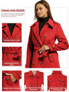 Women's Double Coat Mid-Long Winter Trench Coat33993