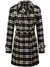 Women's Double Coat Mid-Long Winter Trench Coat33993
