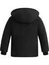 Boy's Windproof Winter Puffer Jacket Water Resistant Hooded Parka Coat