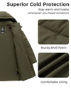 Wantdo Women's Warm Winter Coat Thicken Puffer Jacket
