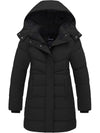 Girl's Puffer jacket Warm Insulated Winter Coat Lightweight Water-Resistant Padded Parka with Hood