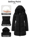 Wantdo Women's Warm Winter Coat Thicken Puffer Jacket