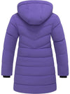 Girl's Puffer jacket Warm Insulated Winter Coat Lightweight Water-Resistant Padded Parka with Hood