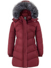 Women's Long Winter Coat Waterproof Warm Quilted Puffer Jacket