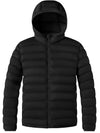 Men's Winter Jacket Hooded Lightweight Winter Coat Packable Puffer Jacket
