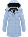 Girl's Puffer jacket Warm Insulated Winter Coat Lightweight Water-Resistant Padded Parka with Hood
