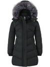 Women's Long Winter Coat Waterproof Warm Quilted Puffer Jacket