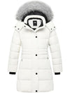 ZSHOW Girls' Long Winter Parka Coat Fleece Puffer Jacket with Detachable Hood