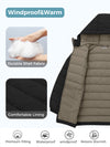 Wantdo Boy's Winter Jacket Quilted Winter Jacket Packable Puffer Coat
