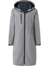 wantdo Unisex Waterproof Swim Parka Long Swim Cover Up Swim Coat