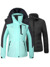 Wantdo Women's 3-in-1 Ski Jacket Waterproof Winter Snow Coat Snowboarding Jacket Alpine II Blizzard Blue S 