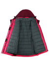 Wantdo Women's 3-in-1 Ski Jacket Waterproof Winter Snow Coat Snowboarding Jacket Alpine II 