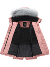 Wantdo Girl's Quilted Puffer Jacket Warm Winter Coat Windproof Hooded Parka 