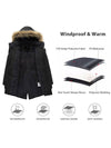ZSHOW ZSHOW Boy's Active Hooded Puffer Jacket Padded Winter Mid-Long Thicken Outwear 