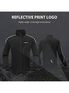 Wantdo Men's Waterproof Fleece Jacket Running Jacket Windproof Warm Coat 
