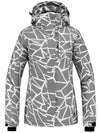 Women's Print Fully Taped Seams Snow Coat Warm Winter Jacket Atna Printed