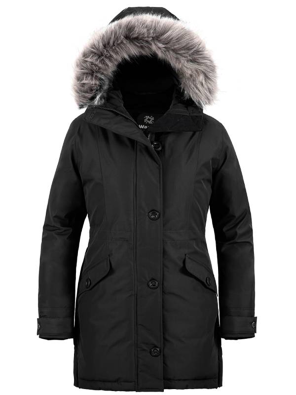 Wantdo Women's Winter Thicken Puffer Coat Warm Jamaica