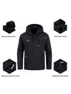 Wantdo Men's Waterproof 3 in 1 Ski Jacket Warm Winter Coat Alpine I 