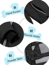 Wantdo Boys Hooded Winter Jacket Windproof Ski Fleece Coat 