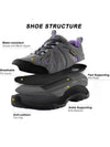 Wantdo Women's Waterproof Hiking Shoes Low Cut Breathable Trekking Boots 