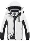 Wantdo Men's Waterproof Ski Jacket Warm Snow Coat Atna 014 Black White S 