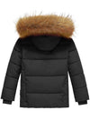 Wantdo Girls Winter Coat Warm Winter Jacket Windproof with Hood 