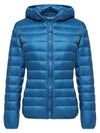 AcidBlue lightweight down jacket womens