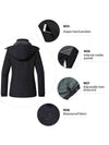 Wantdo Women's Ski Jacket Winter Coats Fleece Lined Rain Jacket Atna 120 