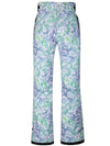 Wantdo Women's Waterproof Warm Padding Insulated Outdoors Snow Pants Cyan Flora S 