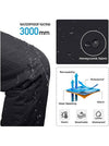 Wantdo Women's Waterproof Warm Padding Insulated Outdoors Snow Pants 