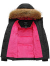 Wantdo Girls Winter Coat Warm Winter Jacket Windproof with Hood 