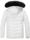 Skieer Skieer Men's Ski Jacket Waterproof Winter Hooded Puffer Jacket Windproof Snowboard Coat 