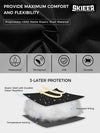 Skieer Skieer Boy's Ski Jacket Waterproof Warm Fleece Winter Snow Jacket Hooded Raincoat 