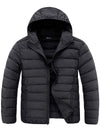 thumbnail image 2 of Wantdo Men's Winter Quilted Jacket – Waterproof Puffer Coat With Removable Hood, Insulated (WDE15) 2 of 3